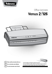 Fellowes Venus 2 125 Mode D'emploi