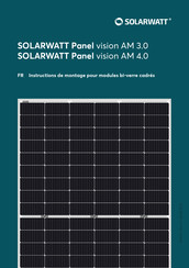 SOLARWATT Panel vision AM 4.0 Instructions De Montage