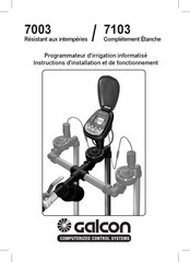 Galcon 7103 Instructions D'installation Et De Fonctionnement