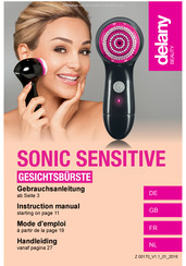 delany BEAUTY SONIC SENSITIVE BM-325 Mode D'emploi