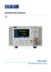 Aim TTi QPX750SP Manuel D'instructions