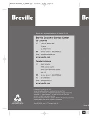 Breville BKC600XL Mode D'emploi