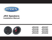 Jensen JRX650 Manuel D'installation