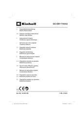 EINHELL GC-EM 1700/42 Instructions D'origine