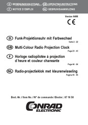 Conrad Electronic 67 16 50 Notice D'emploi