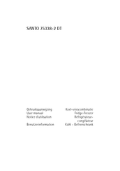 Electrolux SANTO 75338-2 DT Notice D'utilisation