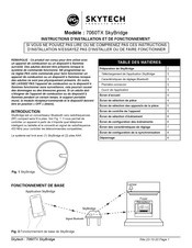 Skytech SkyBridge 7060TX Instructions D'installation Et De Fonctionnement