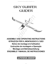 J-Power Group SKY SURFER GLIDER Notice De Montage Et D'utilisation