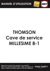 THOMSON MILLESIME 8-1 Manuel D'utilisation