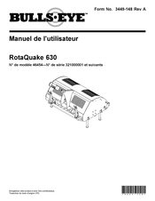 Toro BULLS-EYE RotaQuake 630 Manuel De L'utilisateur