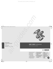 Bosch GSR 12 VE-2 PROFESSIONAL Notice Originale