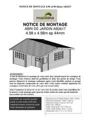 Madeira AB2617 Notice De Montage