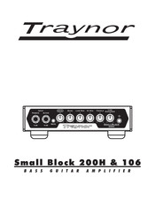 Traynor Small Block 106 Manuel D'instructions