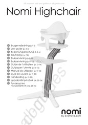 Evomove Nomi Highchair Guide De L'utilisateur