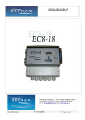 Sefram EC8-18 Manuel D'instructions