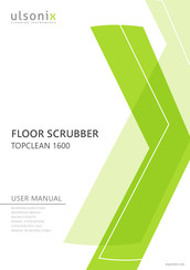 ulsonix TOPCLEAN 1600 Manuel D'utilisation