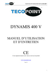 Asco TECOPOINT DYNAMIS 400 V Manuel D'utilisation Et D'entretien