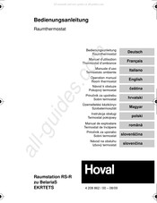 Hoval RS-R Manuel D'utilisation