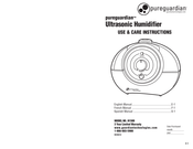 pureguardian H1500 Utilisation Et Instructions D'entretien