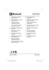 Einhell TC-PG 65/E5 Instructions D'origine