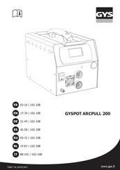 GYS GYSPOT ARCPULL 200 Mode D'emploi