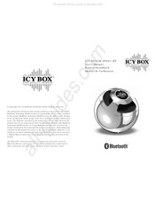 Icy Box IB-SP001-BT Manuel De L'utilisateur