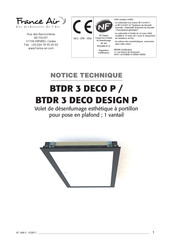 France Air BTDR 3 DECO P Notice Technique