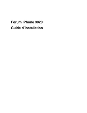 BELGACOM Forum IPhone 3020 Guide D'installation