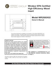 Vermont Castings WR2500X02 Guide Du Propriétaire