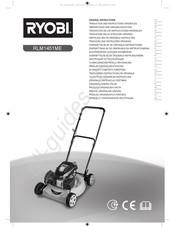 Ryobi RLM1451ME Traduction Des Instructions Originales