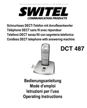 switel DCT 487 Mode D'emploi