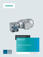 Siemens MOTOX BA 2012 Instructions De Service