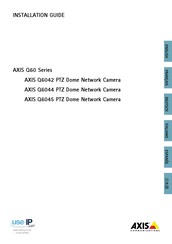 Axis Q6044 Guide D'installation