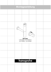 Hansgrohe Flowstar 13954 Serie Instructions De Montage