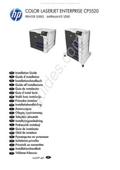 HP Color LaserJet CP5520 Série Guide D'installation