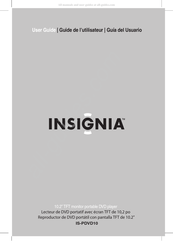 Insignia IS-PDVD10 Guide De L'utilisateur