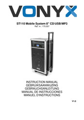 Vonyx ST110 Manuel D'instructions