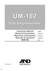 A&D Medical UM-102 Manuel D'instructions