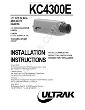 Ultrak KC4300E Instructions D'installation