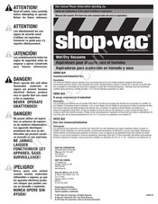 Shop-Vac QLH Serie Guide De L'utilisateur