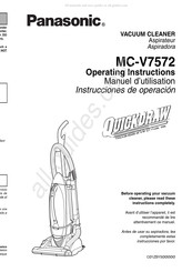 Panasonic Quickdraw MC-V7572 Manuel D'utilisation