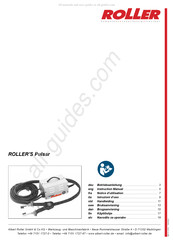 Roller Pulsar Notice D'utilisation