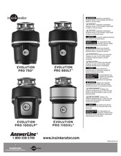 Emerson InSinkErator Evolution Serie Mode D'emploi