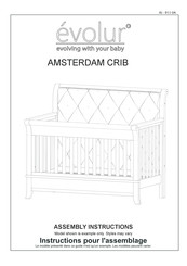 Evolur AMSTERDAM CRIB Instructions Pour L'assemblage