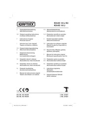 Kraftixx KX-AS 18 Li Kit Instructions D'origine