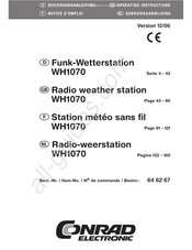 Conrad Electronic WH1070 Notice D'emploi