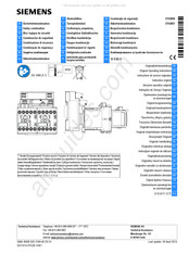 Siemens 3TK2856 Instructions De Service Originales