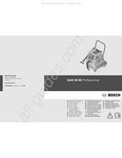 Bosch GAS 50 M Professional Notice Originale