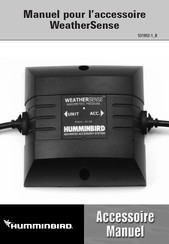 Humminbird WeatherSense Manuel