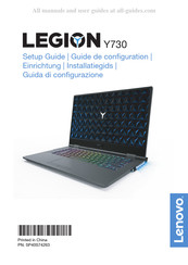 Lenovo LEGION Y730 Guide De Configuration